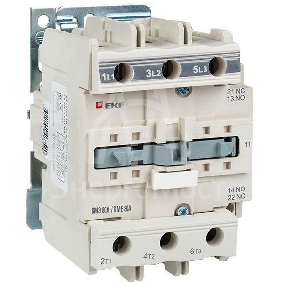 Контактор КМЭ 80А 220В NO+NC EKF ctr-s-80-220