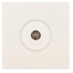 Розетка ТВ оконечная СП ZIMA IP20 слон. кость LEZARD 704-9088-130