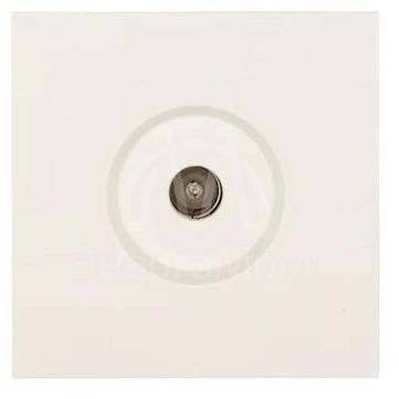 Розетка ТВ оконечная СП ZIMA IP20 слон. кость LEZARD 704-9088-130