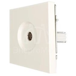 Розетка ТВ оконечная СП ZIMA IP20 слон. кость LEZARD 704-9088-130