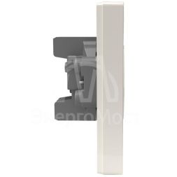 Розетка 2-м СП Pixel 16А IP20 без заземл. в сборе беж. TOKOV ELECTRIC TKE-PX-R2F-C02