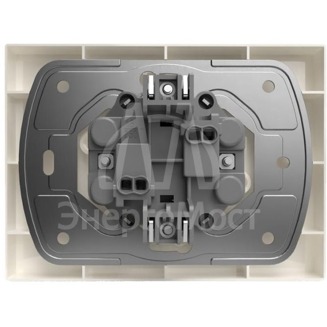 Розетка 2-м СП Pixel 16А IP20 без заземл. в сборе беж. TOKOV ELECTRIC TKE-PX-R2F-C02