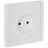 Розетка СП FORTE&amp;amp;PIANO FP218 10А без заземл. без защ. шторок винт. крепл. бел. IEK FP-R10-10-K01