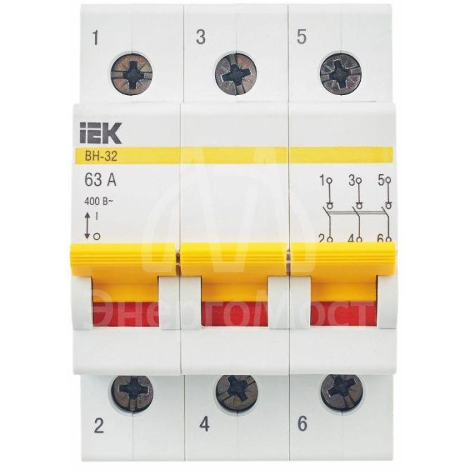 Выключатель нагрузки ВН-32 63А/3П IEK MNV10-3-063