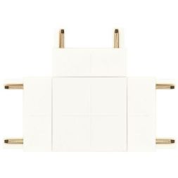 Коннектор Т-образный для тонкого магнитного шинопровода бел. TRM-S5-CT WH Эра Б0059025