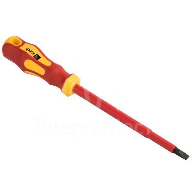 Отвертка SL6.5х150мм Master 1000В Basic EKF sl-6.5-150-mas-in