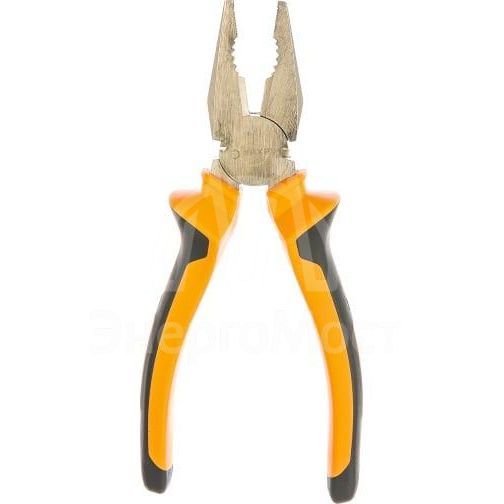 Плоскогубцы (пассатижи) 180мм никелированные двухкомпонентные рукоятки Вихрь 73/6/3/7