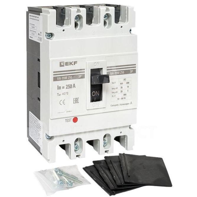 Выключатель автоматический 3п 250/250А 35кА ВА-99М PROxima EKF mccb99-250-250m