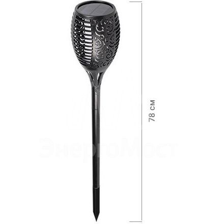 Светильник светодиодный SLR-S06 72LED 78см солнечный; эффект факела ФАZА 5034266