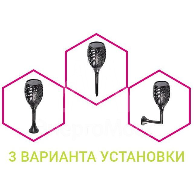 Светильник светодиодный SLR-S06 72LED 78см солнечный; эффект факела ФАZА 5034266