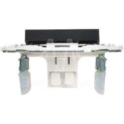 Выключатель 1-кл. SKANDY 10А SK-V07Bl с индикацией черн. IEK SK-V10-1-10-K02