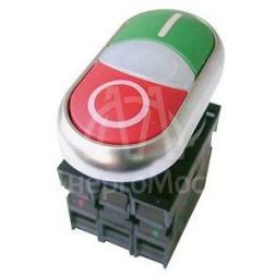 Кнопка двойная M22-DDL-GR-X1/X0/K11/230-W EATON 216509