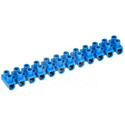 Зажим винтовой ЗВИ-5 н/г 1.5-4.0кв.мм 12пар син. IEK UZV6-005-04