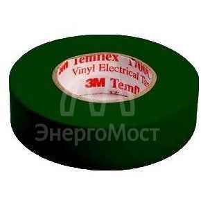 Изолента ПВХ 15мм Temflex 1300 зел. (рул.10м) 3М 7100081321