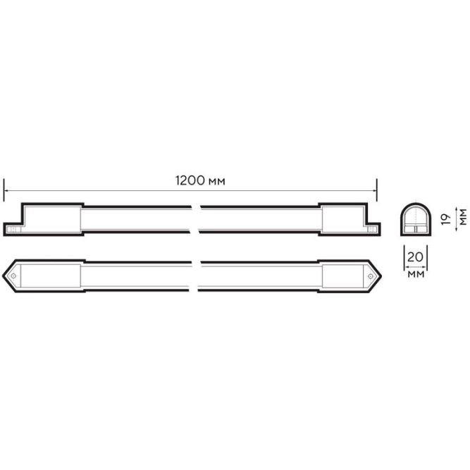 Светильник светодиодный PLED T4i 1200 18Вт 4000К IP65 ДСП ДПО JazzWay 5047570