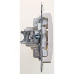 Механизм розетки комп. 1-м Glossa RJ45 CAT.5E перламутр SchE GSL000681K