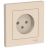 Розетка AtlasDesign 16А без заземл. в сборе беж. SchE ATN000240