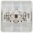 Розетка 1-м СП Вега РС10-3-ВБ с заземл. контактом без защ. штор 16А бел. IEK ERV11-K01-16-DM