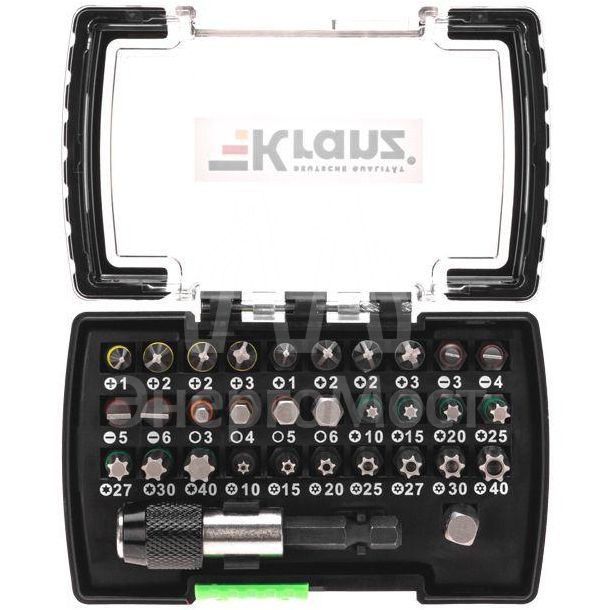 Набор бит с магнитным держателем пластиковый кейс 32 шт Kranz KR-92-0464