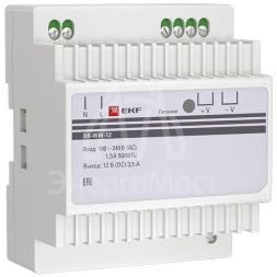 Блок питания 12В DR-45W-12 PROxima EKF dr-45w-12