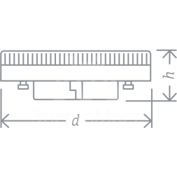 Лампа светодиодная 94 248 NLL-GX53-6-230-4K 6Вт таблетка 4000К бел. GX53 460лм 220-240В Navigator 94248