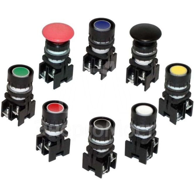 Выключатель кнопочный ВК 43-21-11110-54 УХЛ2 зел. Кашин 180111100ВЗ000000000