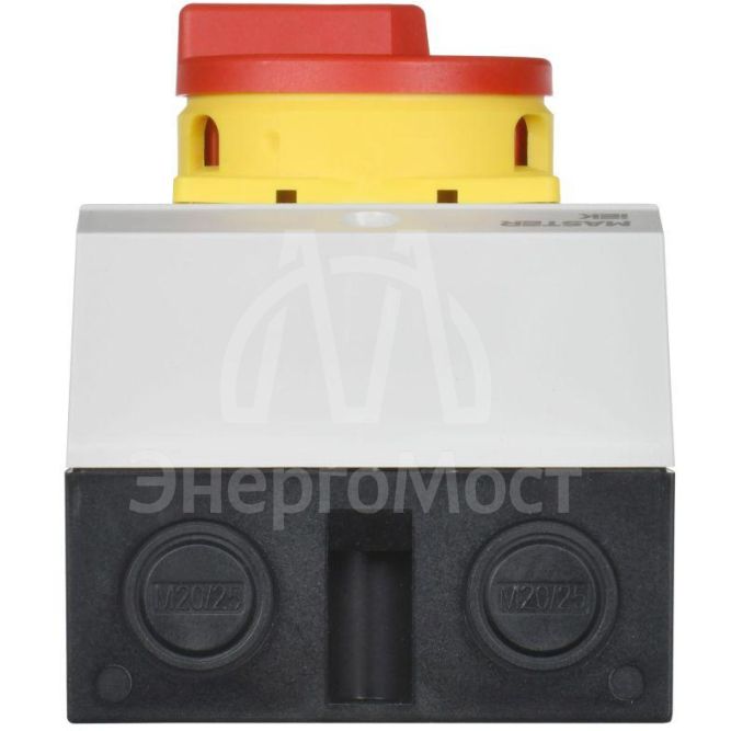 Переключатель кулачковый 10А (сх. 92) в боксе закрытая рукоятка авар. IEK MI-CS22-010-092