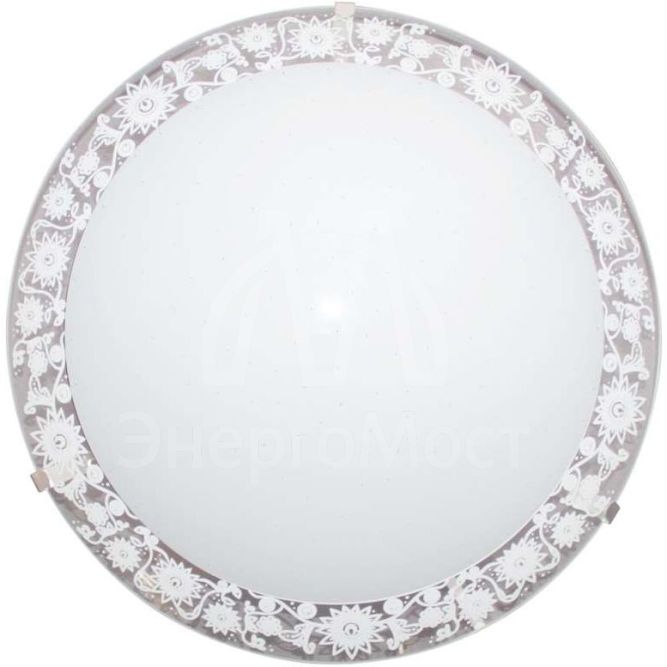 Светильник ДПБ &amp;quot;Полюшко&amp;quot; M02 300х80 LED 24Вт 6000К IP20 глянц. бел./кл.штамп металлик (инд.упак.) Элетех 1030450326