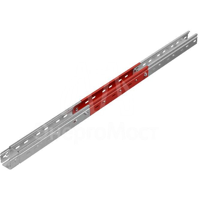 Лоток листовой перфорированный 50х50 L3000 сталь 0.7мм &amp;quot;БЫСТРЫЙ МОНТАЖ ПЛЮС&amp;quot; LPplus50-50-0.7-3000 оцинк. КМ PL0196