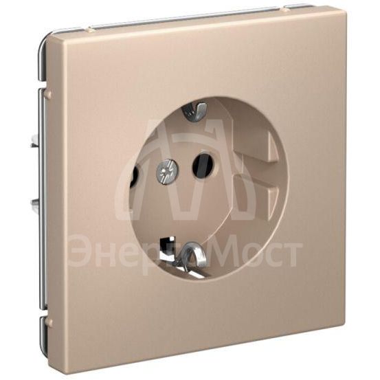Розетка ArtGallery 16А с заземл. механизм песочн. SE GAL001243