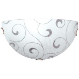 Светильник НББ 21-60 &amp;quot;Морокко&amp;quot; 300/2 М19 1х60Вт E27 IP20 матовый бел./клипса зол. (инд. упак.) Элетех 1005204319