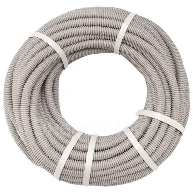 Труба гофрированная ПВХ d20мм с протяжкой (уп.25м) Rexant 28-0201-25