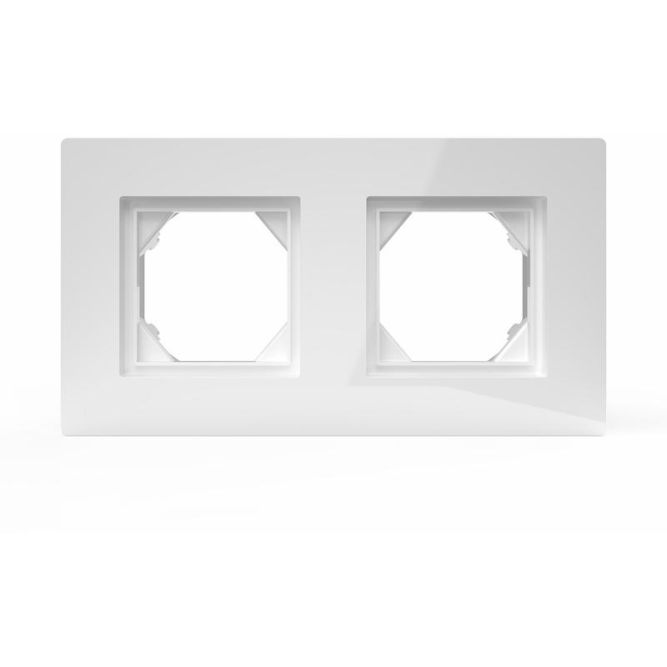 Рамка 2-м Pixel IP44 бел. TOKOV ELECTRIC TKE-PX-RM2-C01-IP44