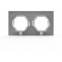 Рамка 2-м Pixel IP44 бел. TOKOV ELECTRIC TKE-PX-RM2-C01-IP44