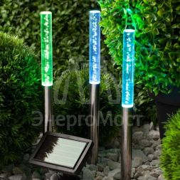 Светильник садовый ERASF024-21 Пузырьки 38см солнечная батарея 3шт ЭРА Б0044230