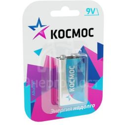 Элемент питания алкалиновый &amp;quot;крона&amp;quot; LR 6LR61 Максимум BP-1 (блист.1шт) Космос KOC6LR61MAX1BL