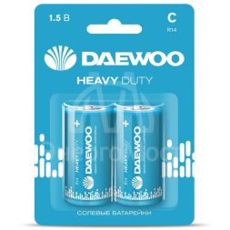 Элемент питания солевой C/R14 1.5В Heavy Duty 2021 BL-2 (уп.2шт) DAEWOO 5029422