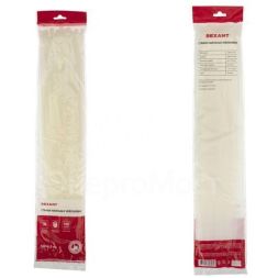 Хомут кабельный 4.8х500 нейл. бел. (уп.100шт) Rexant 07-0500