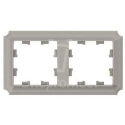 Рамка 2-пост. AtlasDesign Antique универс. шампань SE ATN100502