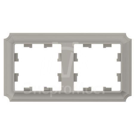 Рамка 2-пост. AtlasDesign Antique универс. шампань SE ATN100502