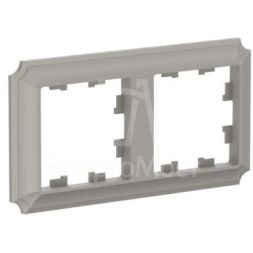 Рамка 2-пост. AtlasDesign Antique универс. шампань SE ATN100502