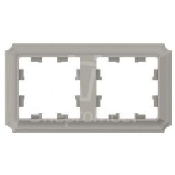 Рамка 2-пост. AtlasDesign Antique универс. шампань SE ATN100502