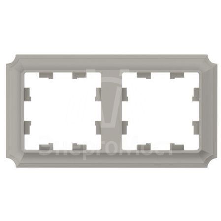 Рамка 2-пост. AtlasDesign Antique универс. шампань SE ATN100502