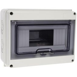Бокс модульный накладной PDB/W 4008 GR (ЩРН-ПГ- 8) IP65 пластик. Pro JazzWay 5072060