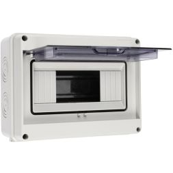 Бокс модульный накладной PDB/W 4008 GR (ЩРН-ПГ- 8) IP65 пластик. Pro JazzWay 5072060