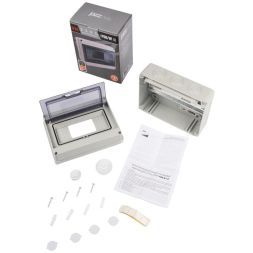 Бокс модульный накладной PDB/W 4008 GR (ЩРН-ПГ- 8) IP65 пластик. Pro JazzWay 5072060