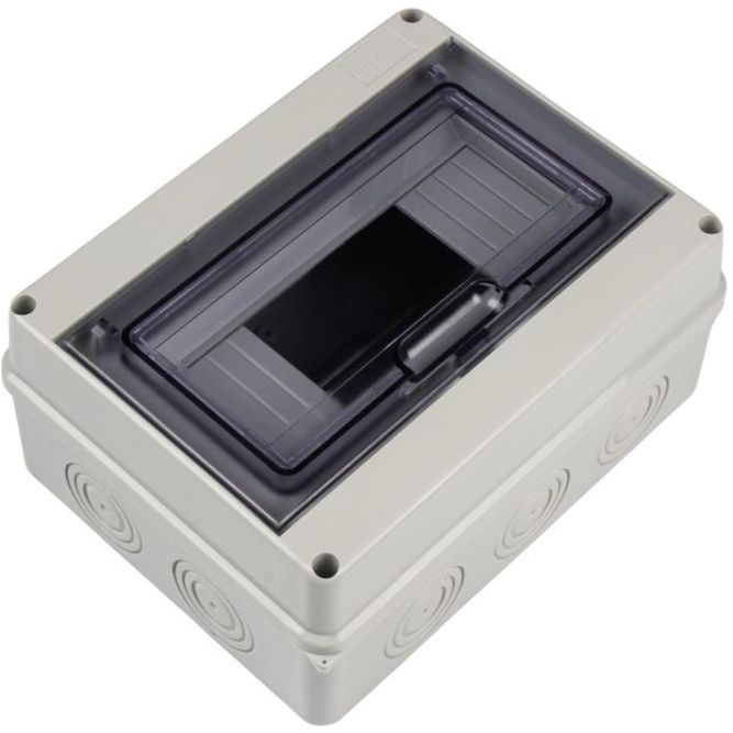 Бокс модульный накладной PDB/W 4008 GR (ЩРН-ПГ- 8) IP65 пластик. Pro JazzWay 5072060