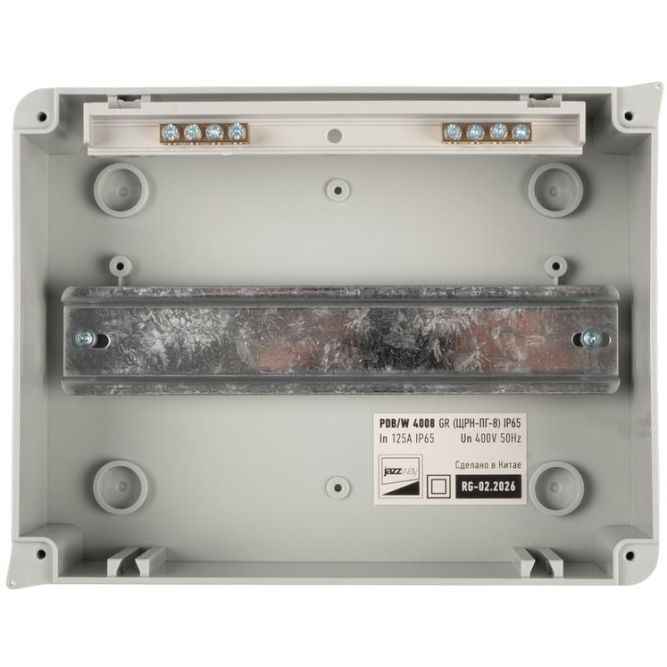Бокс модульный накладной PDB/W 4008 GR (ЩРН-ПГ- 8) IP65 пластик. Pro JazzWay 5072060