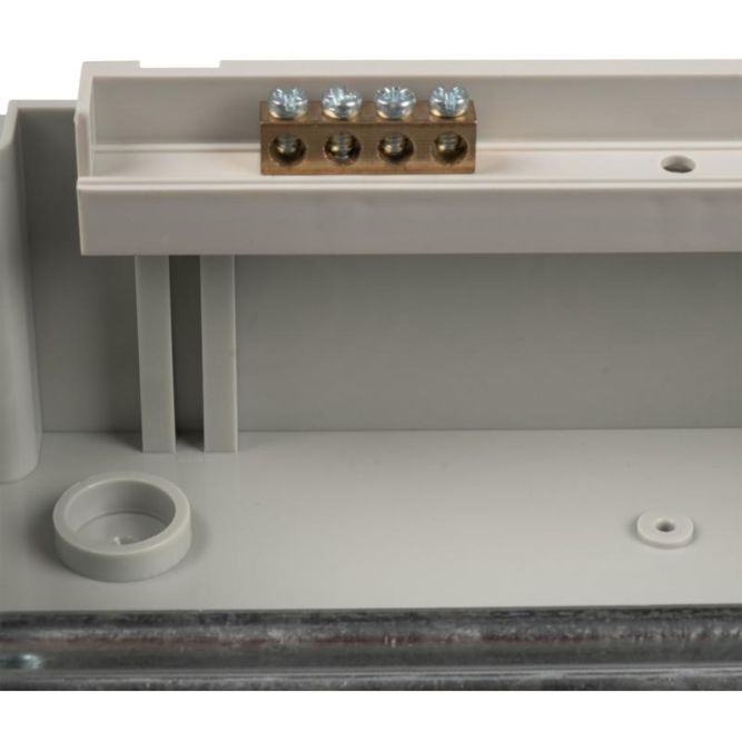 Бокс модульный накладной PDB/W 4008 GR (ЩРН-ПГ- 8) IP65 пластик. Pro JazzWay 5072060