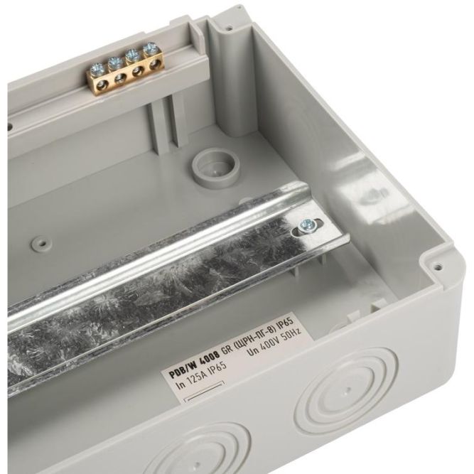 Бокс модульный накладной PDB/W 4008 GR (ЩРН-ПГ- 8) IP65 пластик. Pro JazzWay 5072060